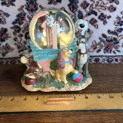 Disney Dogs Musical Globe Tune “Where Has My Little Dog Gone” ~ *RARE*