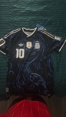 Away Blue Messi Argentina Jersey Slim Fit