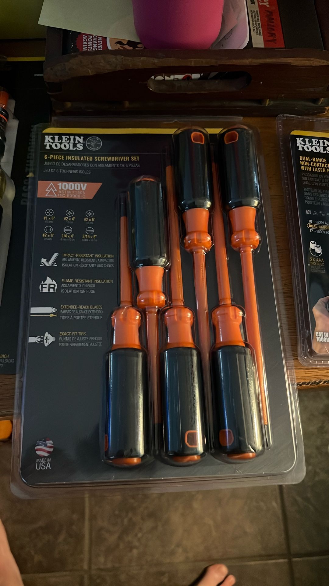 Klein insulated screwdrivers
