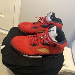 Jordan 5s Retro Red Suede 