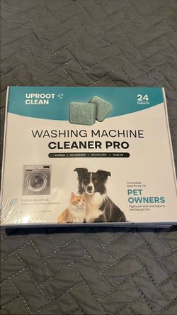 Got Pets? Washing machine cleaning pods.
