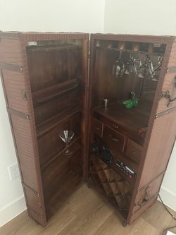Secret Hidden Mobile (On Wheels) Trunk Bar & Speaker