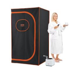 Portable Steam Sauna Tent Full Size, 1000W Personal Sauna Blanket Kit for Home Spa, Detoxify & Soothing Heated Body Therapy, Time & Temperature Remote