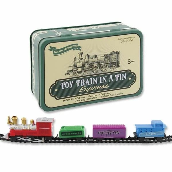 Toy Train In A Tin Express -