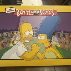 The Simpsom Battle of The Sexes 2-8 Player Game NEW (READ DESCRIPTION)