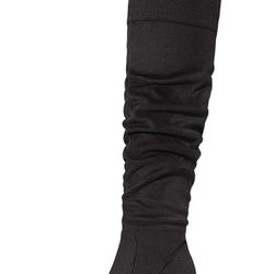 DREAM PAIRS Women's Thigh High Chunky Heel Platform Over The Knee Boots (W 8.5)