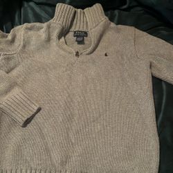 Boys Polo Sweater Size 10/12