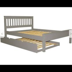 Solid pine/Taylor & Olive Bed Farm Espresso