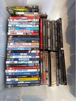 Box of DVDs
