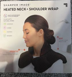 Sharper Image Heated Neck and Shoulder Wrap