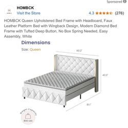 White Bed Frame 