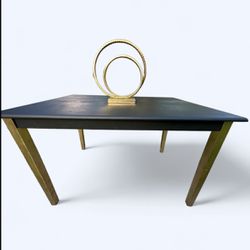 Mid-Century Meets Art Deco 4 Seater Dining Table