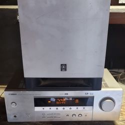Yamaha Reciever With Sub Woofer