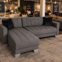🔥 GRAY SECTIONAL — ONLY $799! 🔥