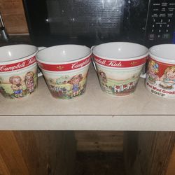 Campbells Soup Mugs Set Of 4 