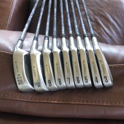 King Cobra Oversize RH Norman iron set 3-SW lightweight regular steel shafts new grips