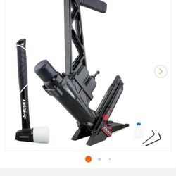 Pneumatic 3-in-1 15.5-Gauge and 16-Gauge 2 in. Flooring Nailer and Stapler with Quick Jam Release