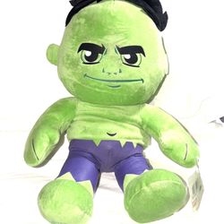 Incredible Hulk Plush Figure Avengers. New With Tag 16 Inch 