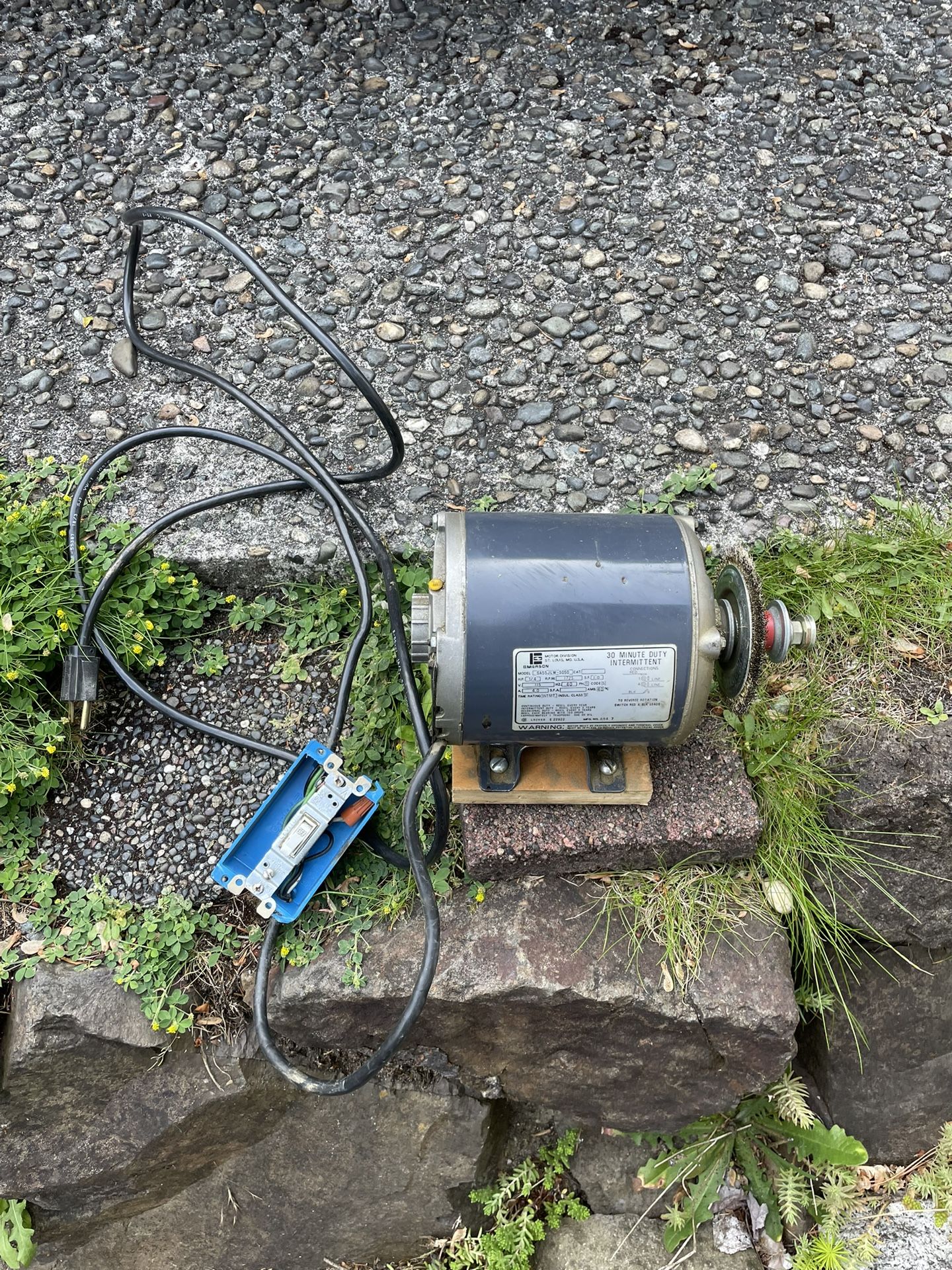 Emerson Motor for Key Cutting