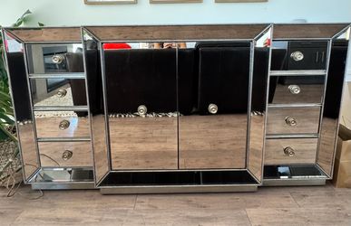Mirrored Buffet / Sideboard – $150 OBO
