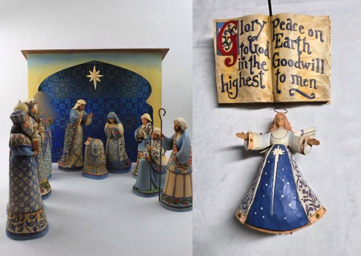 2004 2007 Jim Shore Heartwood Creek Nativity Set Complete Christmas 11-Pieces 