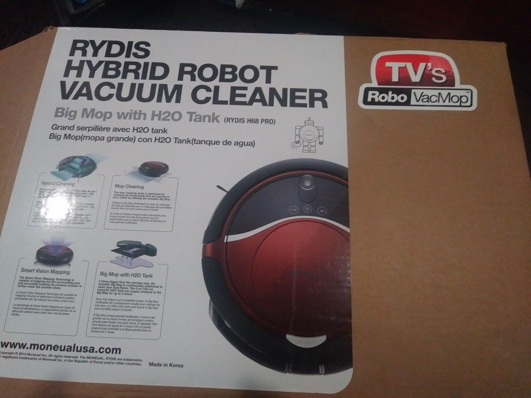Rydis Hybrid Robot Vacuum
