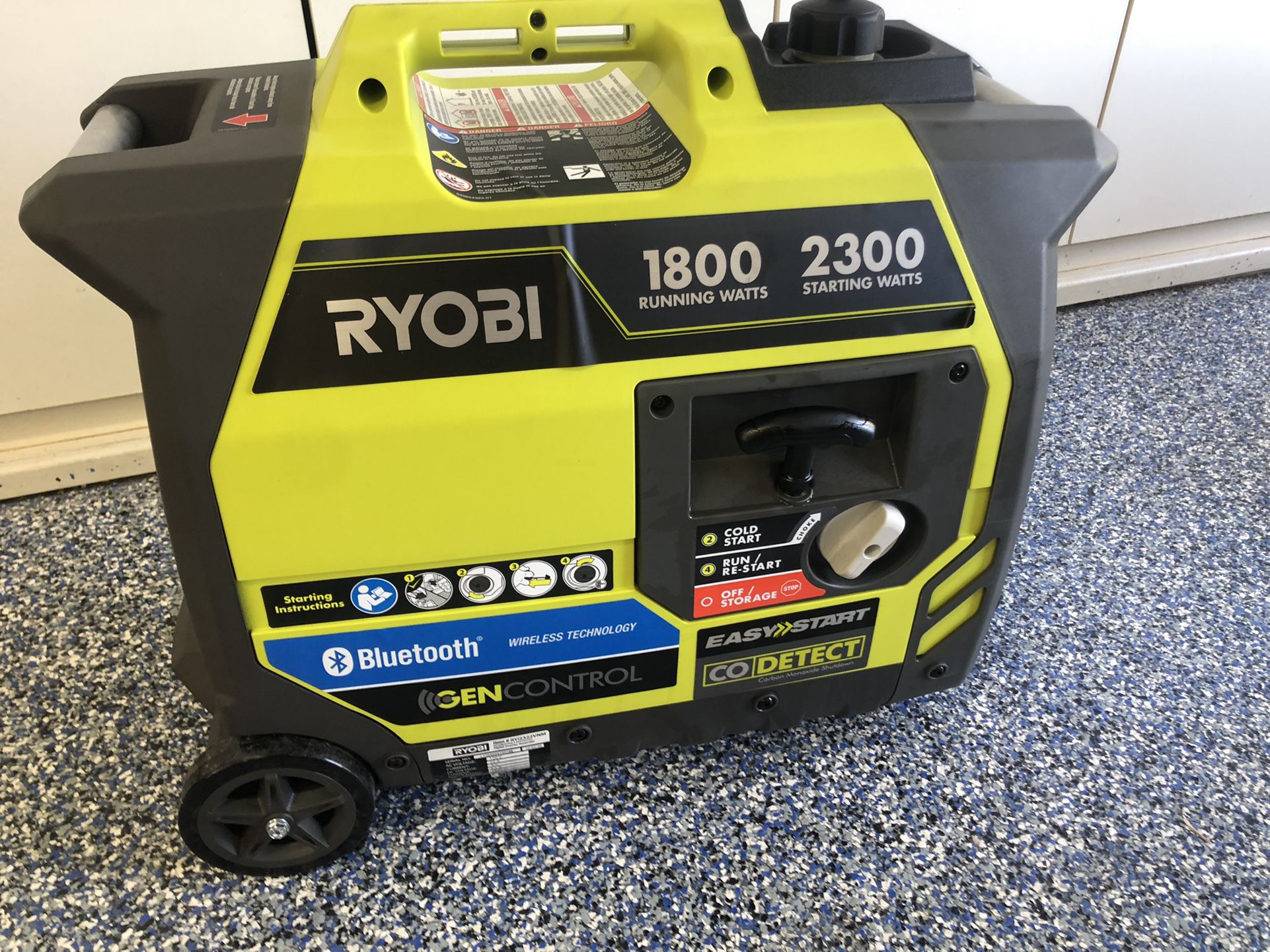 Generator Ryobi New Open Box 