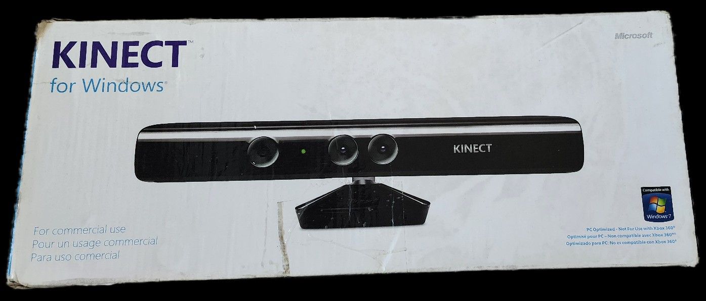 Microsoft Kinect Sensor for Xbox 360 with Power/PC Adapter 1414