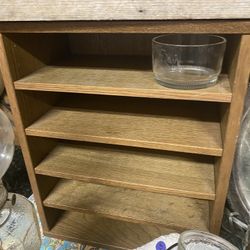 Wood Office file Box Paper Size Organizational Box Sorter 