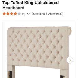 Free king headboard ONLY