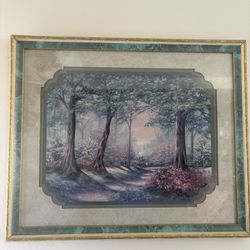 F Buckley "Forest Path" Framed Print