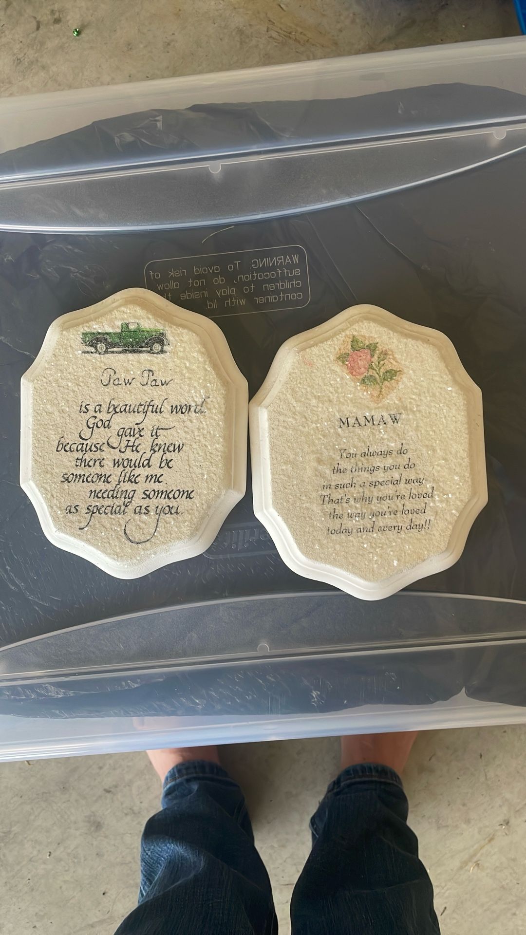 Mamaw Pawpaw Wall Plaque