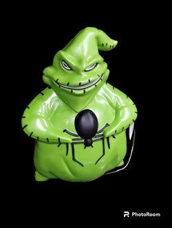 Nightmare Before Christmas 14.1" Oogie Boogie & Spider Fiber Optic LED Blow Mold

