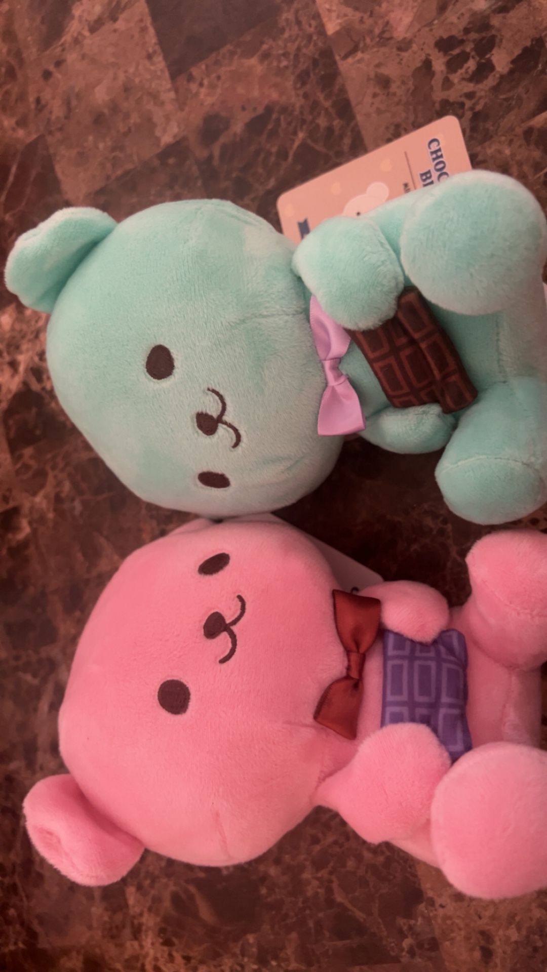 Chocolate Bear Plushies 