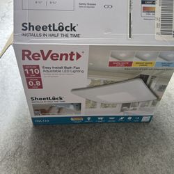 Revent Bath Fan/Light/Heat with Adjustable LED Lighting 