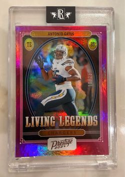 Antonio Gates 2024 Prestige Living Legends pink Foil Insert HOF Chargers /25