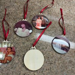Photo Ornaments. $7/each. 3x$20