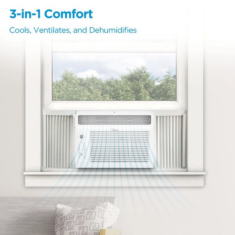 Midea 6,000 BTU Easy Cool Electronic Window Air Conditioner