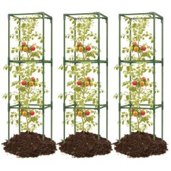  3 Pack Tomato Cage for Garden, 48  Inch Heavy D(1)