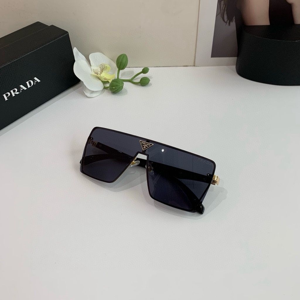 PRADA European and American fashion frameless sunglasses, sun