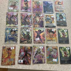 Dragon ball cards