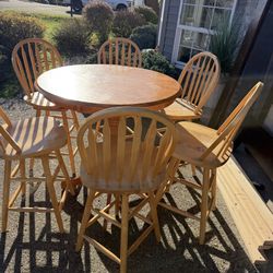 Runs Table 6tall Chairs