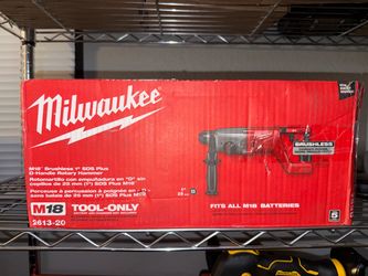 Milwaukee M18 18V Lithium-Ion Brushless Cordless 1 in. SDS-Plus D-Handle Rotary Hammer (Tool-Only)