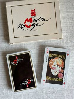 NEW, Vintage Moulin Rouge Bridge Playing Cards (2 decks)