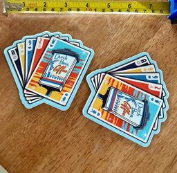 Dutch Bros Playing Cards Sticker