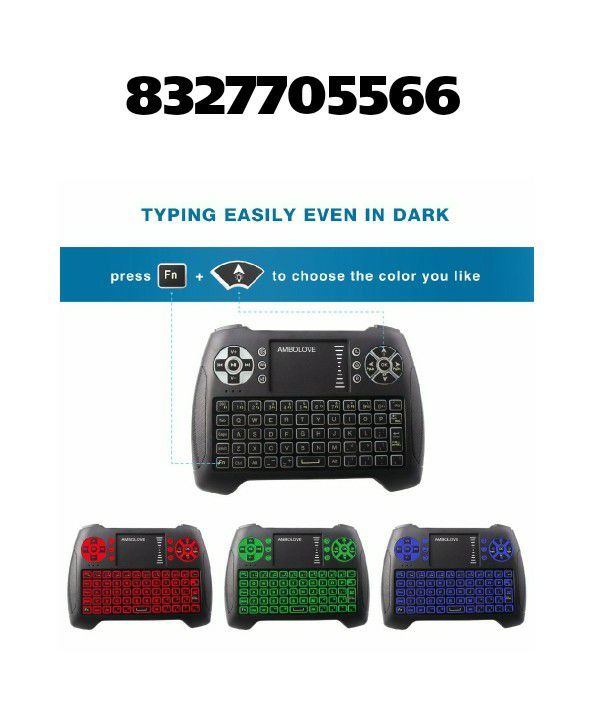 Wireless mini Keyboard remote
