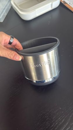 Used for a week. Breville coffee ground container