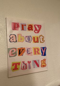 Colorful/Multicolor Christian Wall Art Poster