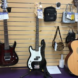 SX Standard Series Electric Bass Left Handed