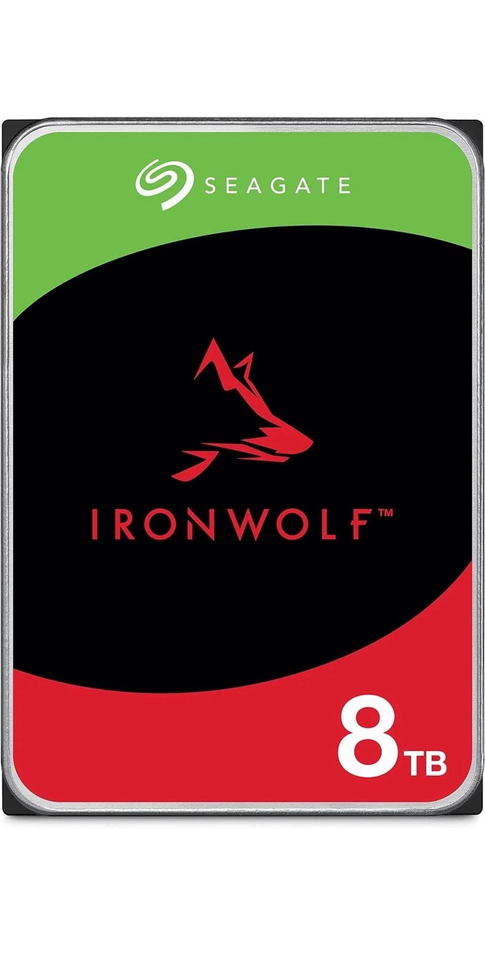 Seagate IronWolf (7200RPM, 256MB Cache) 8TB Internal Hard Drive - ST8000VN004